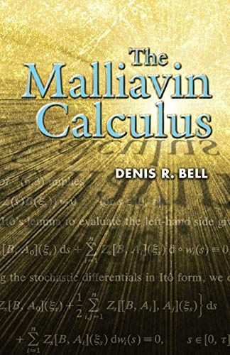 [A11821928]The Malliavin Calculus (Dover Books on Mathematics) [ペーパーバック] Be_画像1