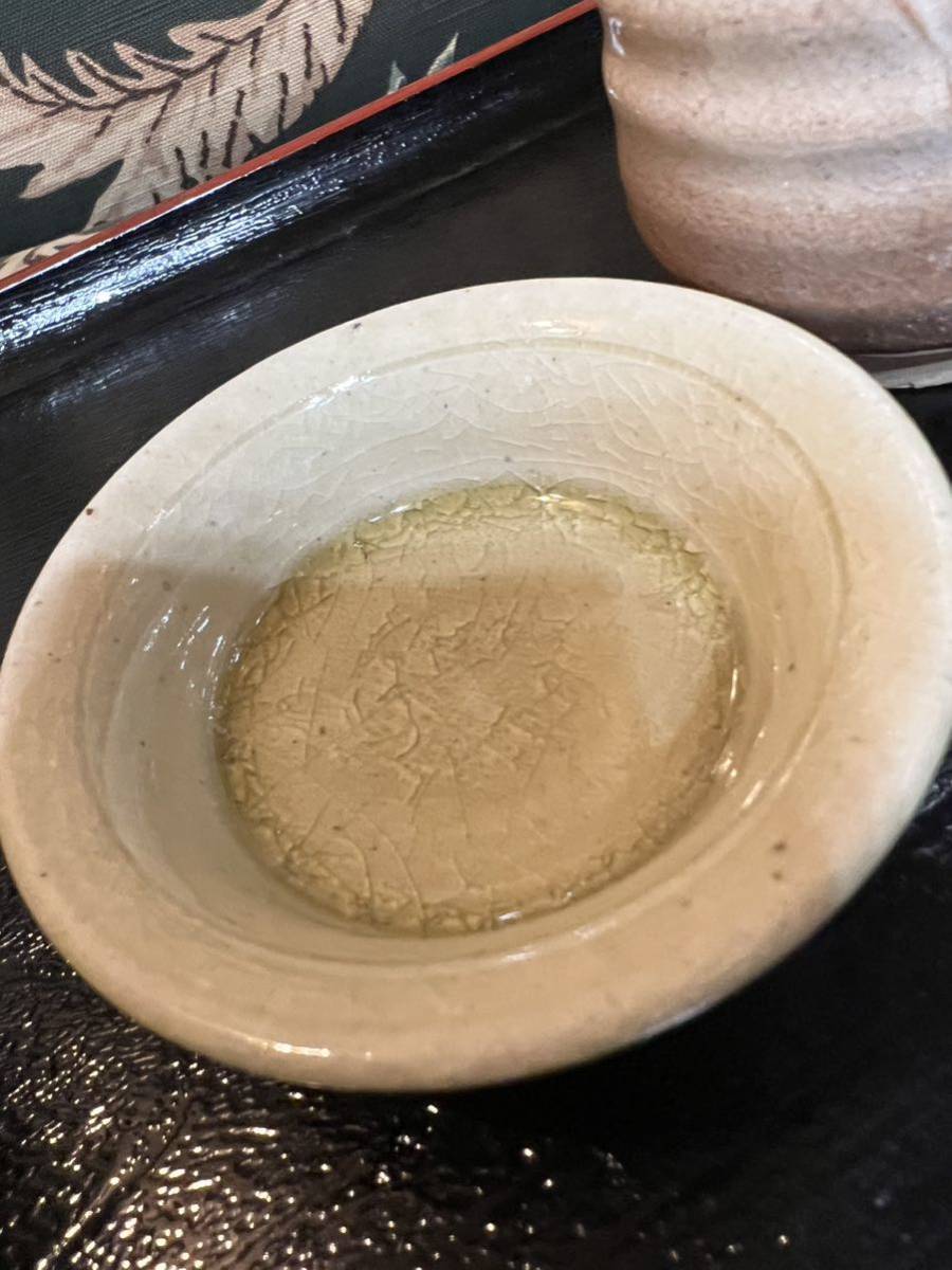 萩焼 夫婦 茶碗 小鉢 セット 食器 皿 茶道具 骨董品 昭和レトロ 山口_画像4