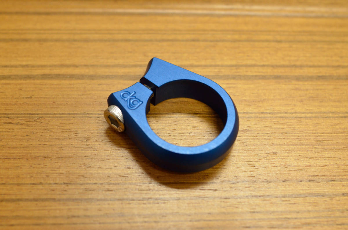 DKG　Mountain Clamp　30.0mm　ブルー　BLUE/シートクランプ/27.2mm用/ディーケージー/マウンテンクランプ_画像1