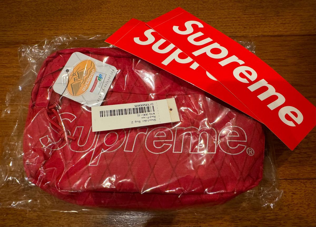 【新品未使用】Supreme 2018FW ショルダーバッグ レッド シュプリーム