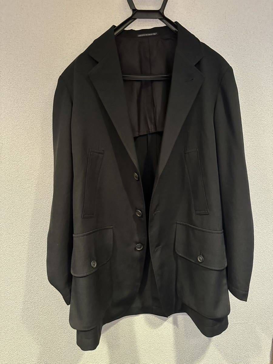 美品 Yohji Yamamoto POUR HOMME 22ss ウールギャバ ジャケット ヨウジ