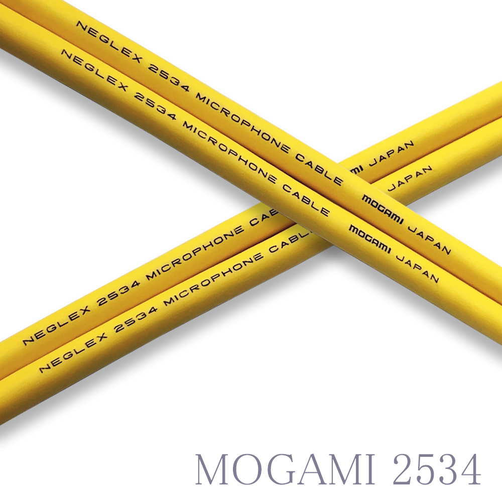 【送料無料】MOGAMI(モガミ)2534 RCAオーディオラインケーブル ２本セット REAN（NEUTRIK）NYS366 (イエロー, 50cm)　②_画像2