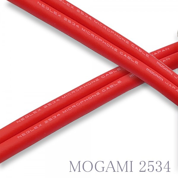 【送料無料】MOGAMI(モガミ)2534 RCAオーディオラインケーブル RCAケーブル ２本セット (レッド, 1.5m)　①_画像2