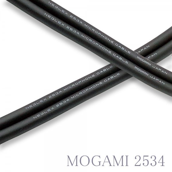 【送料無料】MOGAMI(モガミ)2534 RCAオーディオラインケーブル ２本セット REAN（NEUTRIK）NYS366BG (ブラック, 200cm)　②_画像2