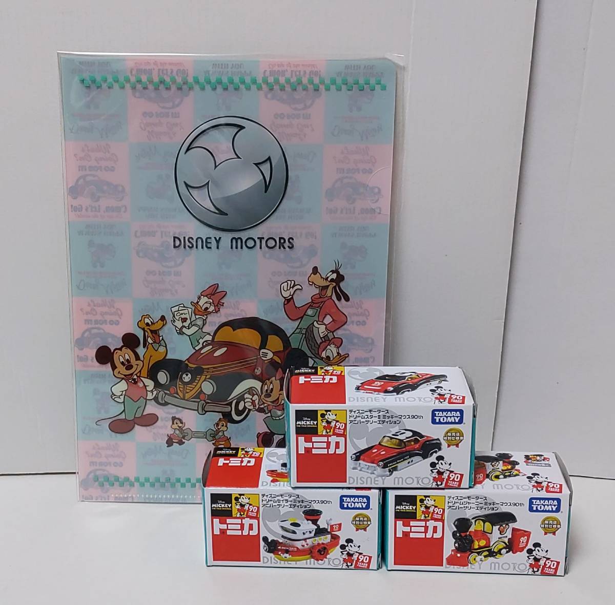 2018 限定品 トミカ DISNEY MOTORS 7&i特別仕様車『ミッキーマウス90th アニバーサリーエディション』3種3台 箱付き※未開封品/未使用品