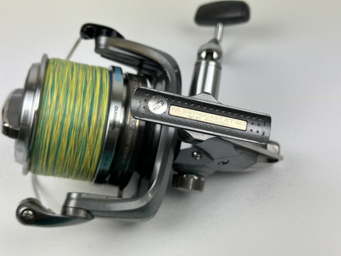 ①シマノ SHIMANO パワーエアロ スイングキャスト SWINGCAST XT SD 替えスプール付き リール_画像9