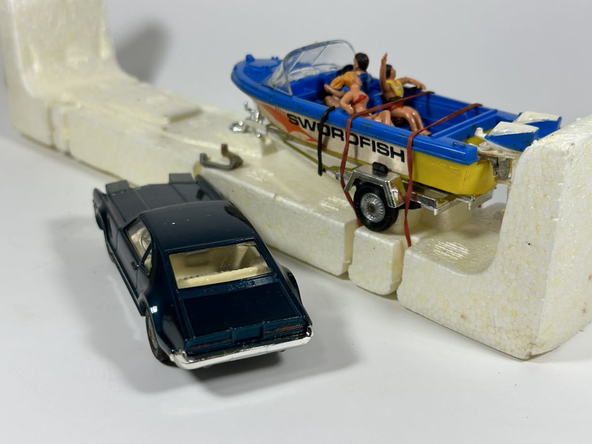 (s023) CORGI TOYS GIFT SET36 Speedboat and Trailer コーギー ミニカー 当時物_画像4