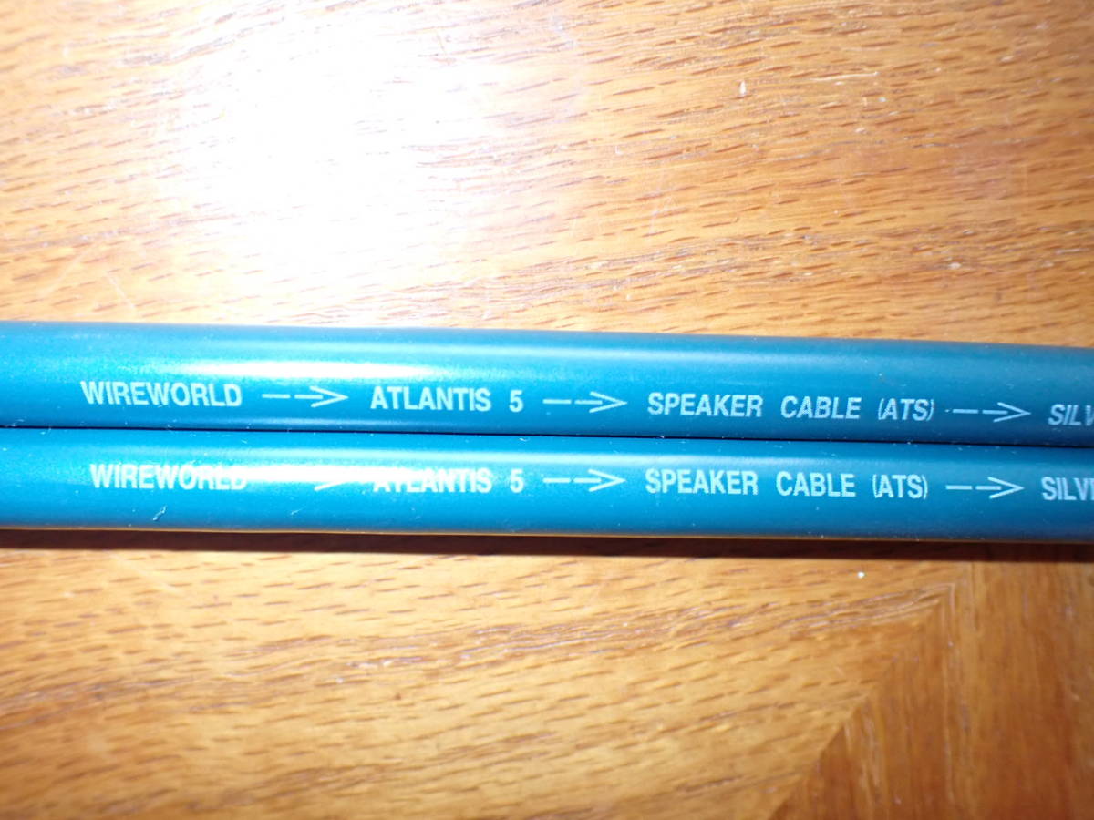 WIREWORLD ATLANTIS5 スピーカーケーブル ペア 2m WIREWORLD ATLANTIS5 スピーカーケーブル ペア 2m