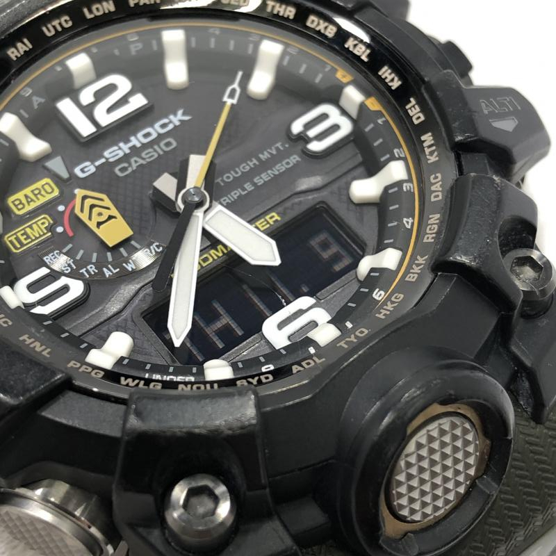 【中古】G-SHOCK MADMASTER GWG-1000-1A3JF カーキ タフソーラー・電波 △傷あり ジーショック マッドマスター[240024440433]_画像7