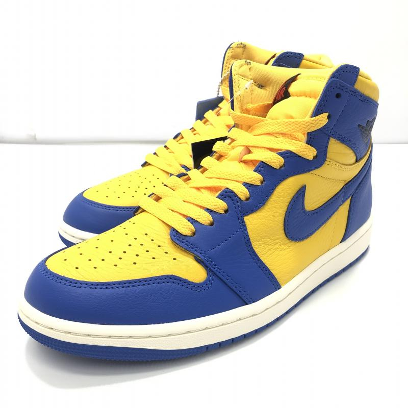 【中古】NIKE AIR JORDAN1 High Game Royal and Varsity Maize 26.0 FD2596-700　ナイキ[240024441967]