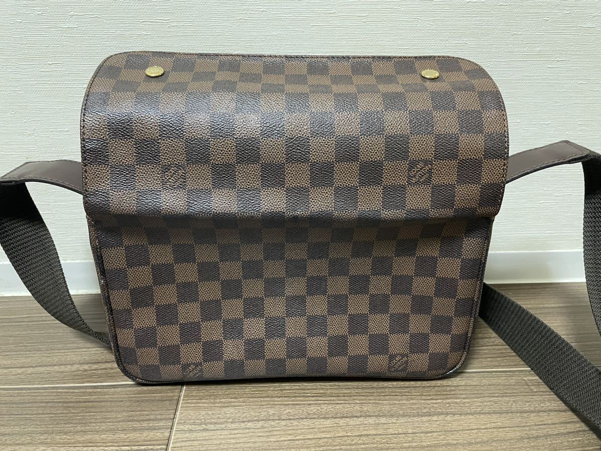 ルイヴィトン LOUIS VUITTON ダミエ ナヴィグリオ N45255 ショルダーバッグ 斜め掛けメンズ・レディース ダミエブラウン系カラー　_画像2