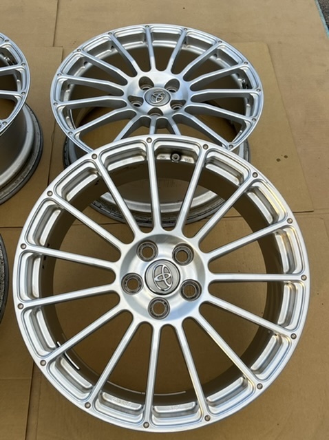 中古ホイール４本セット　TWS FORGED BBS タイプ トヨタ プリウス 17×7JFH2ET45 日本製 PCD100 TWS FORGED _画像5