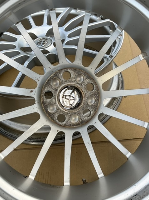 中古ホイール４本セット　TWS FORGED BBS タイプ トヨタ プリウス 17×7JFH2ET45 日本製 PCD100 TWS FORGED _画像7