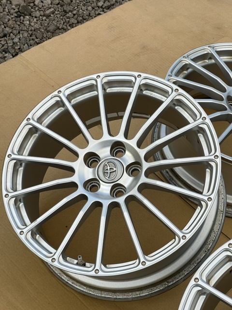 中古ホイール４本セット　TWS FORGED BBS タイプ トヨタ プリウス 17×7JFH2ET45 日本製 PCD100 TWS FORGED _画像3