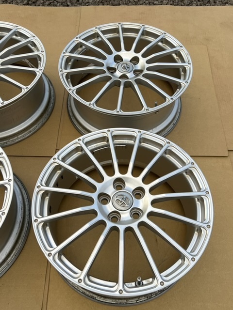 中古ホイール４本セット　TWS FORGED BBS タイプ トヨタ プリウス 17×7JFH2ET45 日本製 PCD100 TWS FORGED _画像10