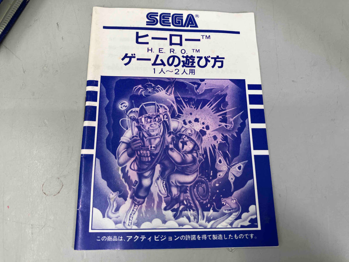 ゲームソフト セガ SEGA MY CARD セガマイカード ヒーロー SG-1000 SC-3000 箱あり 説明書あり 動作確認済み_画像6