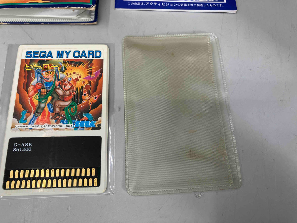 ゲームソフト セガ SEGA MY CARD セガマイカード ヒーロー SG-1000 SC-3000 箱あり 説明書あり 動作確認済み_画像4