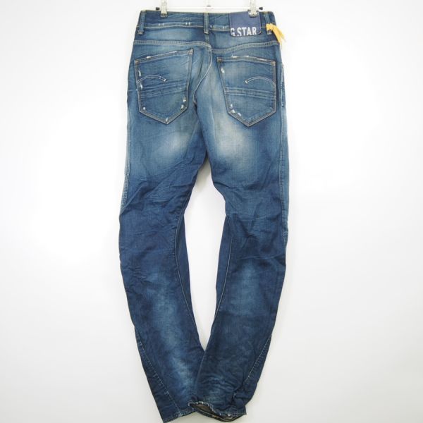 ジースターロー G-STAR RAW 3301 ARC LOOSE TAPERED WMN 3Dデニムパンツ*立体裁断(27)インディゴ_画像2