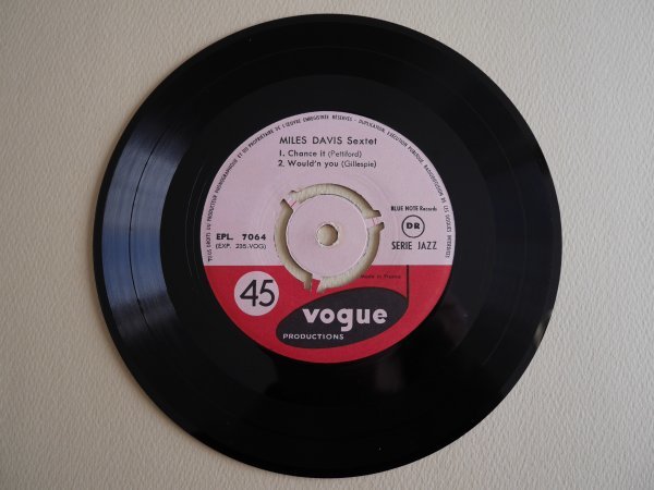 マイルス・デイヴィス　フランス・オリジナルEP　Miles Davis Sextet Vogue EPL 7064_画像3