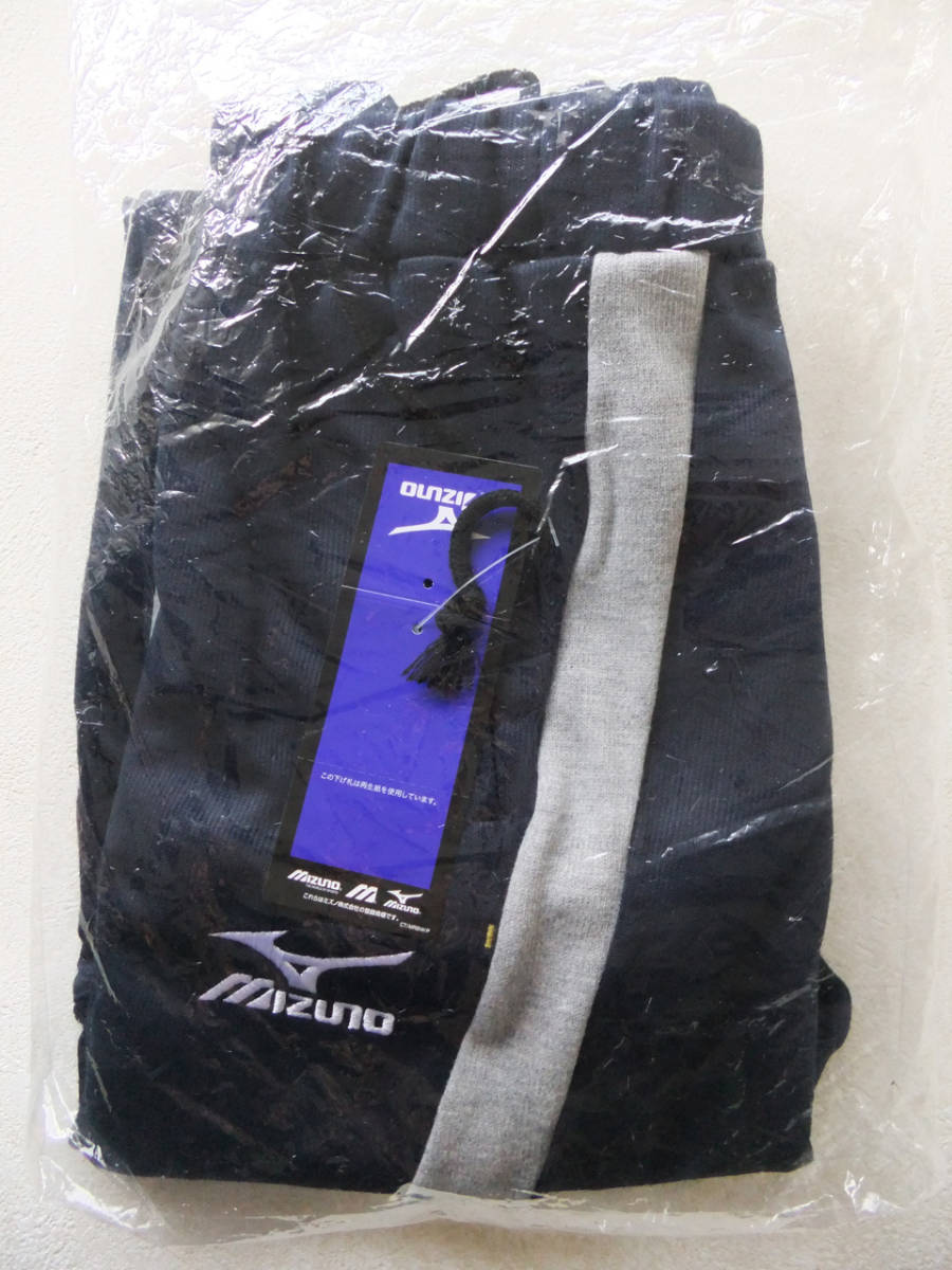 XSサイズ 体操 日本代表 JAPANモデル スウェットパンツ（ロング）ミズノ ネイビー×グレー ★ ウエスト67～73㎝_外装袋