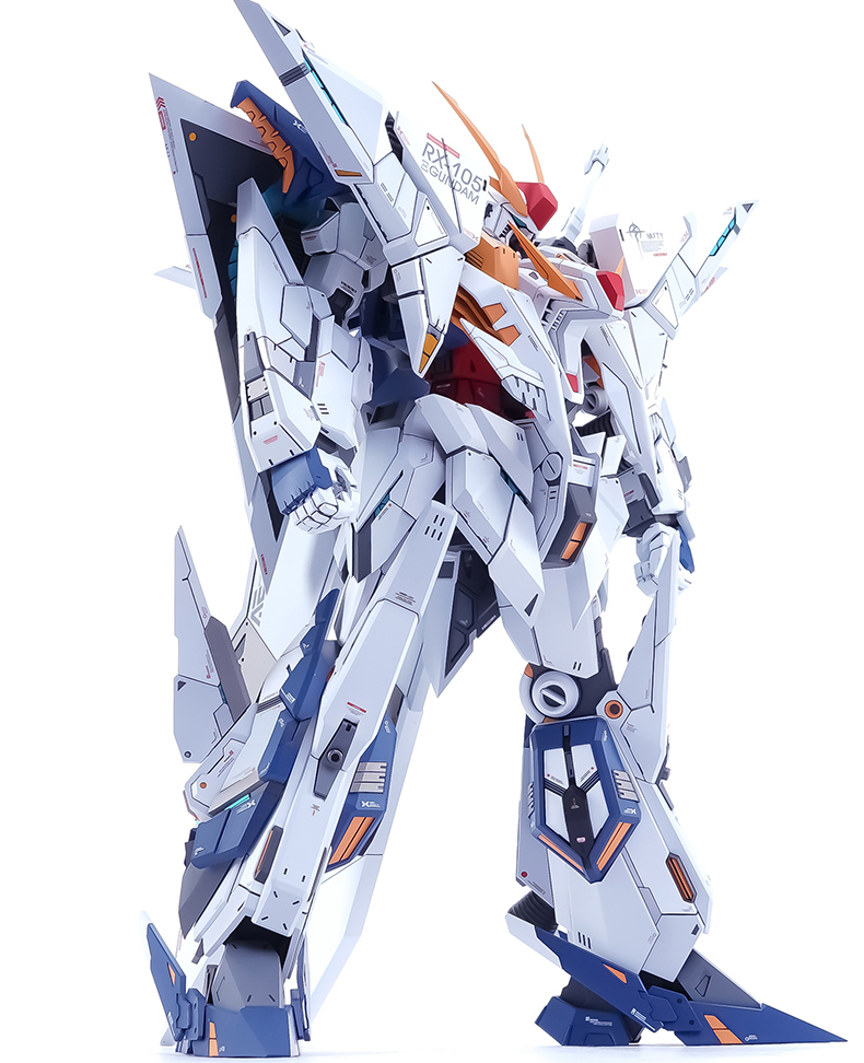 【KDG】1/144 HG クスィーガンダム 改造パーツ フルセット 未塗装 レジンキット ガレージキット 新品_画像3