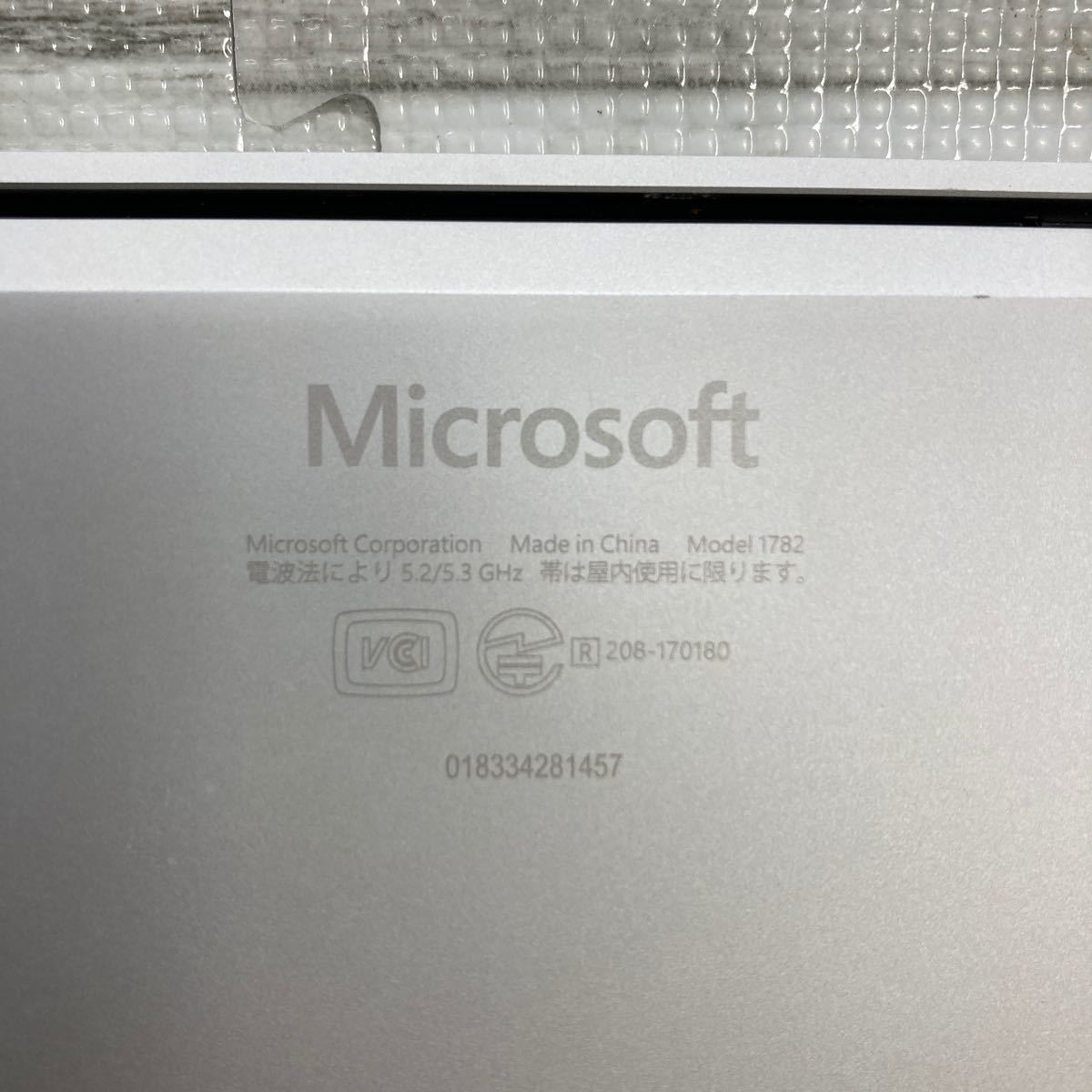 MY11-63 激安 Windows11Pro タブレットノートPC Microsoft Surface Laptop 1782 Core m3 7Y30 メモリ4GB SSD128GB Bluetooth Office 中古_画像10