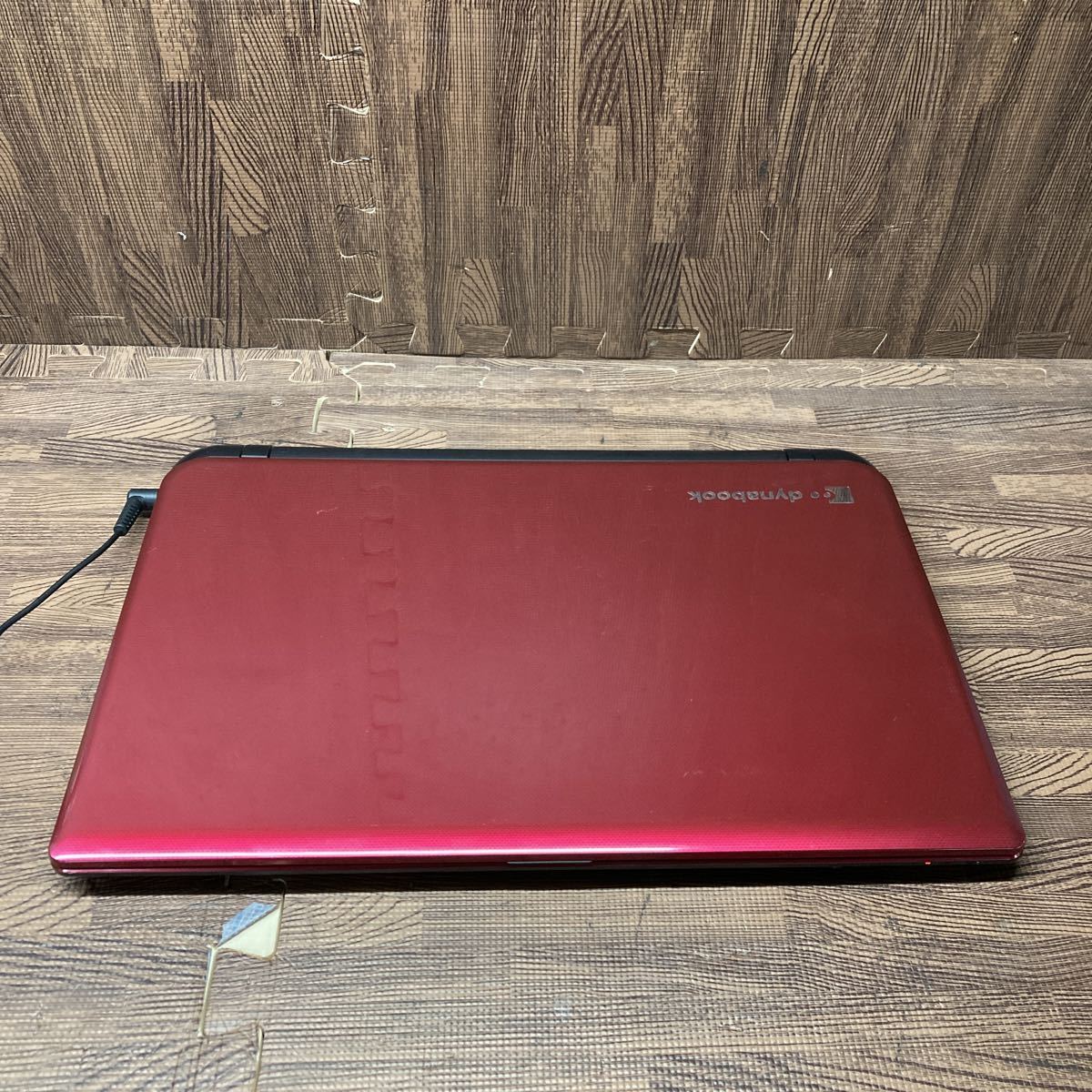 MY10-217 激安 OS Windows11Pro ノートPC TOSHIBA dynabook T55/45MR Core i3 メモリ4GB HDD320GB カメラ レッド Office 中古_傷あり