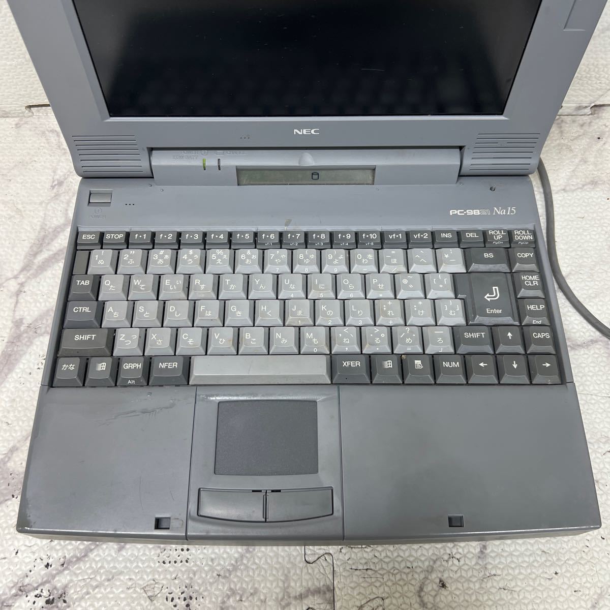 PCN98-758 激安 PC98 ノートブック NEC PC-9821Na15/X14 起動確認済み ジャンク_画像3