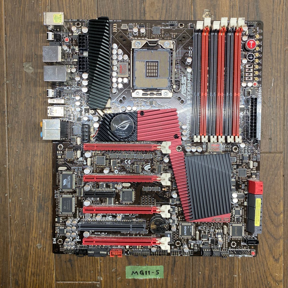 MG11-5 激安 マザーボード ASUS RAMPAGE III EXTREME LGA1366 通電確認済み ジャンク_画像1