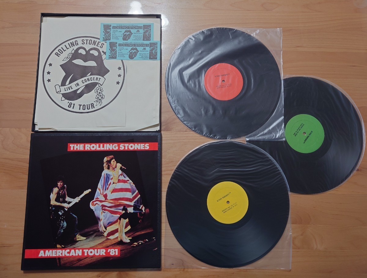 ★ローリング・ストーンズ The Rolling Stones★1981 AMERICAN TOUR★BOX付★3LPレコード★中古品 