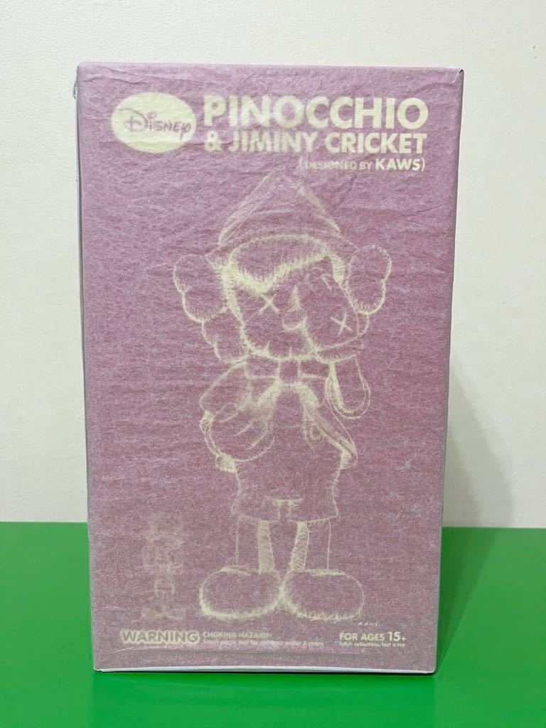 [ unopened goods ]KAWS PINOCCHIO & JIMINY CRICKET Pinocchio ji minnie kli Kett original fake Disney Kaws Original Fake regular goods 