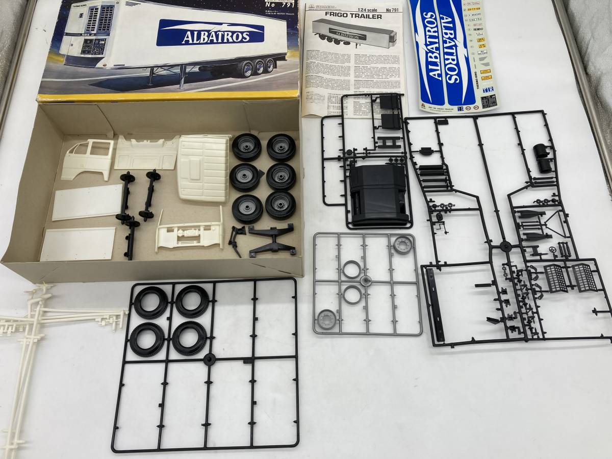 【希少】イタレリ 1/24 FRIGO-TRAILER 冷凍トレーラー No.791 海外製 プラモデル_画像2