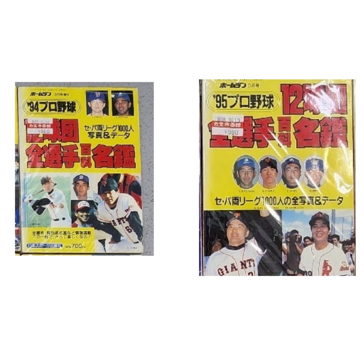 ホームラン1994年3月増刊号 94プロ野球12球団全選手百科名鑑　日本スポーツ出版社　1995_画像1