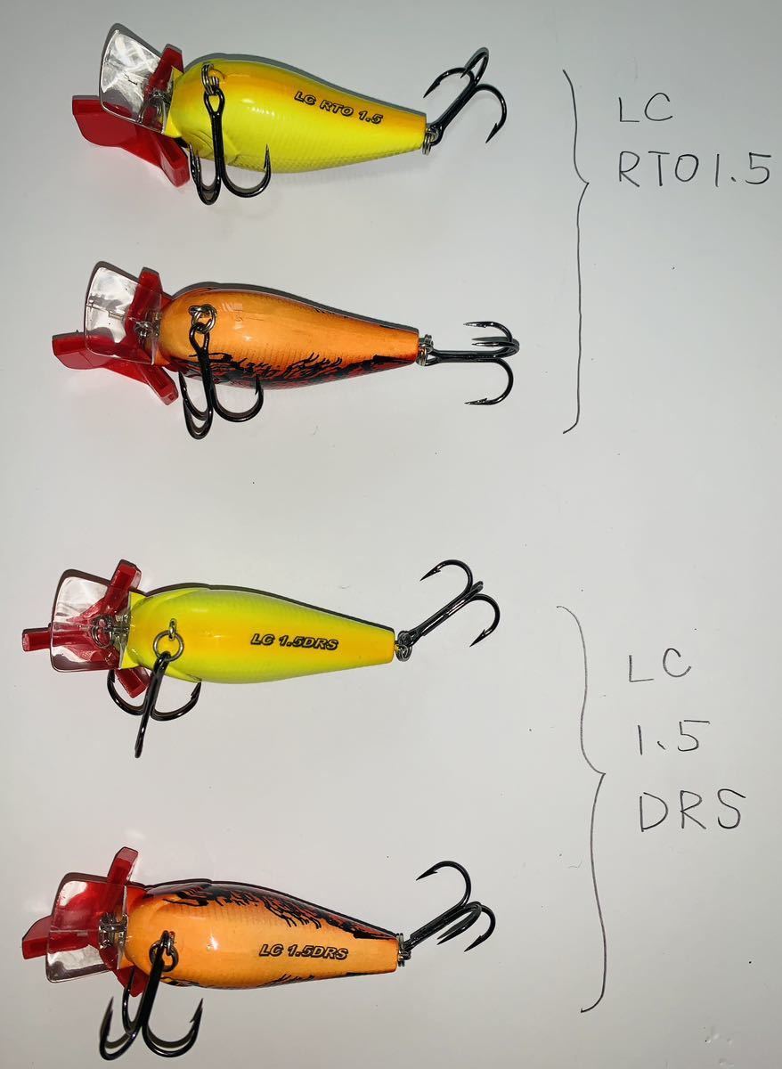 ラッキークラフト RTO1.5未使用BOX保管2個＋1.5DRS未使用BOX保管2個=計4個セット 大森貴洋 バスマスターエリート 優勝ルアー TO_画像4
