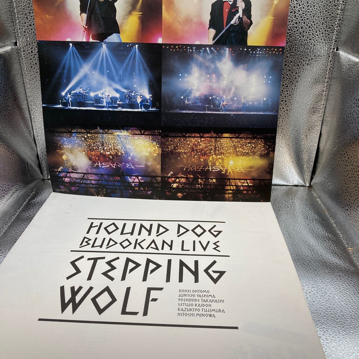 美盤 2LP ハウンドドック/STEPPING WOLF 狼と踊れ HOUND DOG 武道館ライブ/CBS/SONY 40AH 1681_画像4