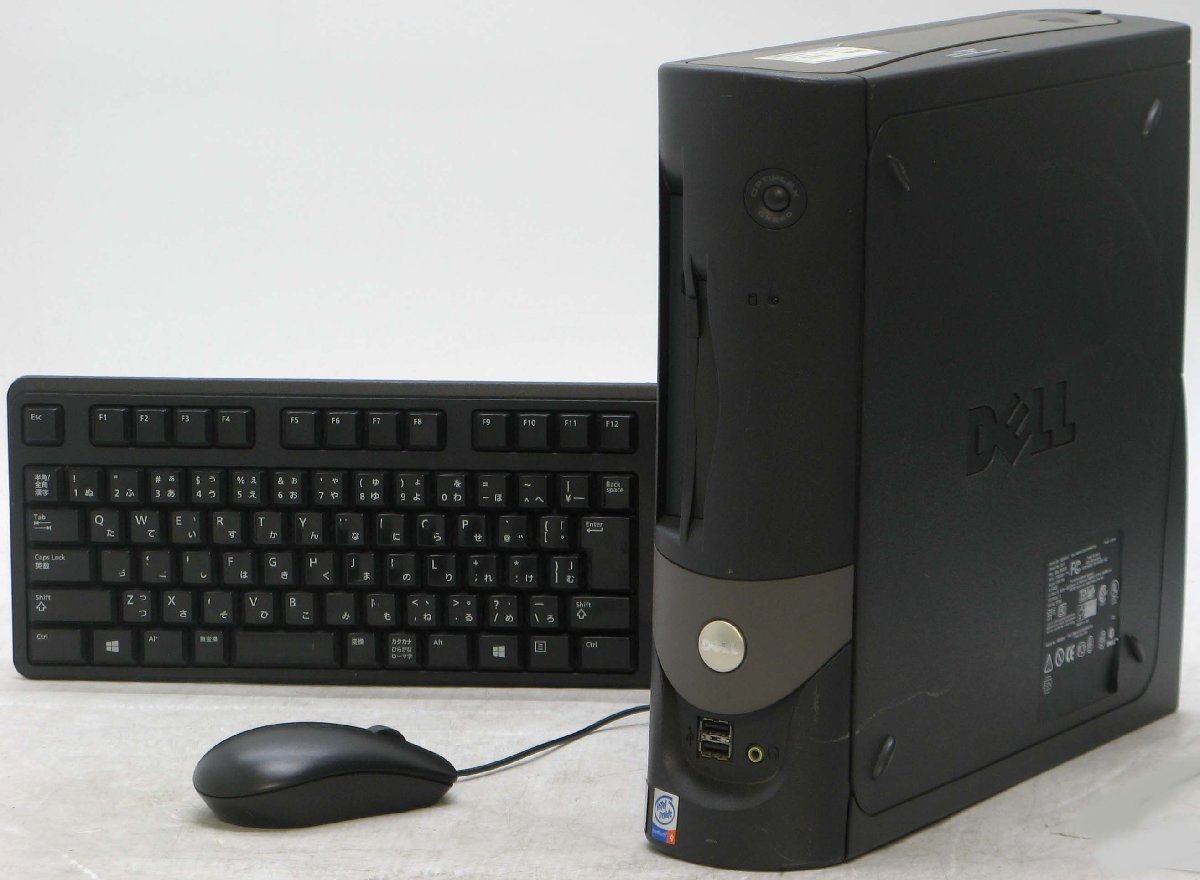 DELL Optiplex GX260-P2260SFF ■ Pentium4-2.26/DVDROM/希少OS/省スペース/WindowsXP デスクトップ
