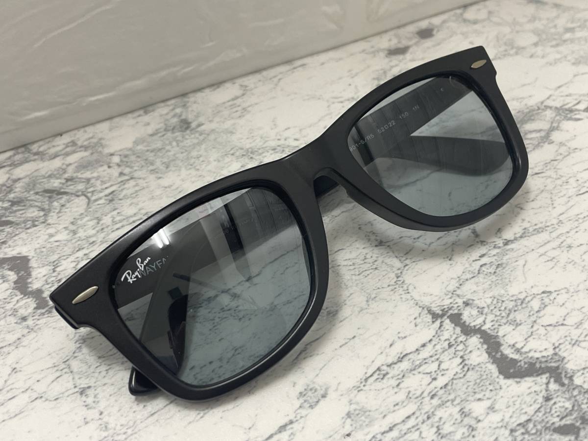 木村拓哉 カプセルコレクション Ray-Ban レイバン RB2140-F 901-S/R5 52□22 150 キムタク ウェイファーラー WAYFARER 未使用保管品_画像7