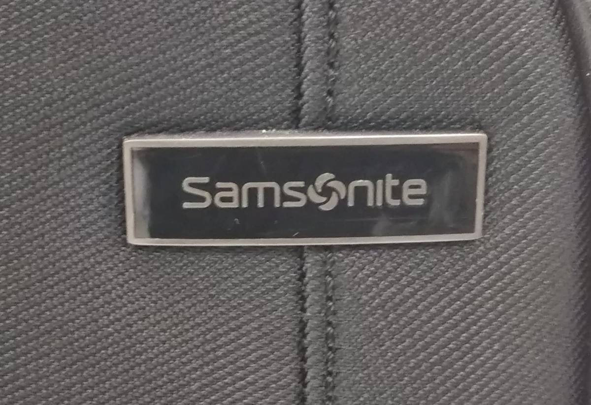 【3743】Samsonite　サムソナイト　キャリーケース スーツケース　旅行鞄　ナイロン　ブラック　ロックダイヤル付き_画像9