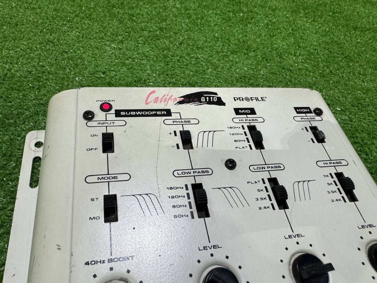 （M214)【通電動作未確認】Califorrnia Q110 ROFILE クロスオーバーネットワーク　通電確認OK_画像2