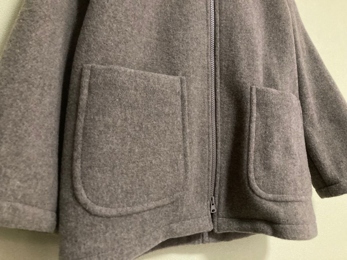美品】DANTON ウールライトパイル ジップアップ フード 美品】DANTON ウールライトパイル ジップアップ フード