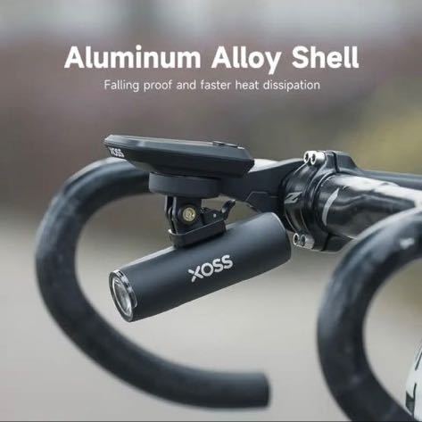 【新品】XOSS LED 自転車ヘッドライト USB充電式 800ルーメン XL800 超軽量アルミニウム ロードバイク_画像2