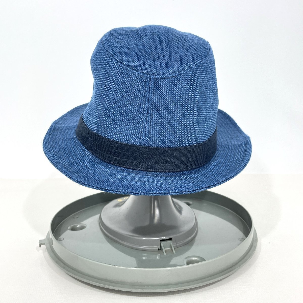 帽子屋 Flava Topin 60センチ ハット 夏物 ブルー 上品 青 紳士 男性 メンズ 帽子 Hat 【道楽札幌】の画像2