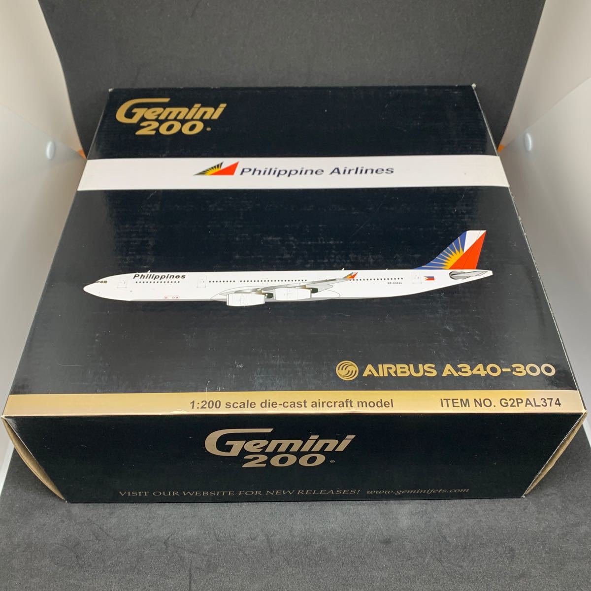 1/200 Gemini フィリピン航空 エアバス A340-300_画像1