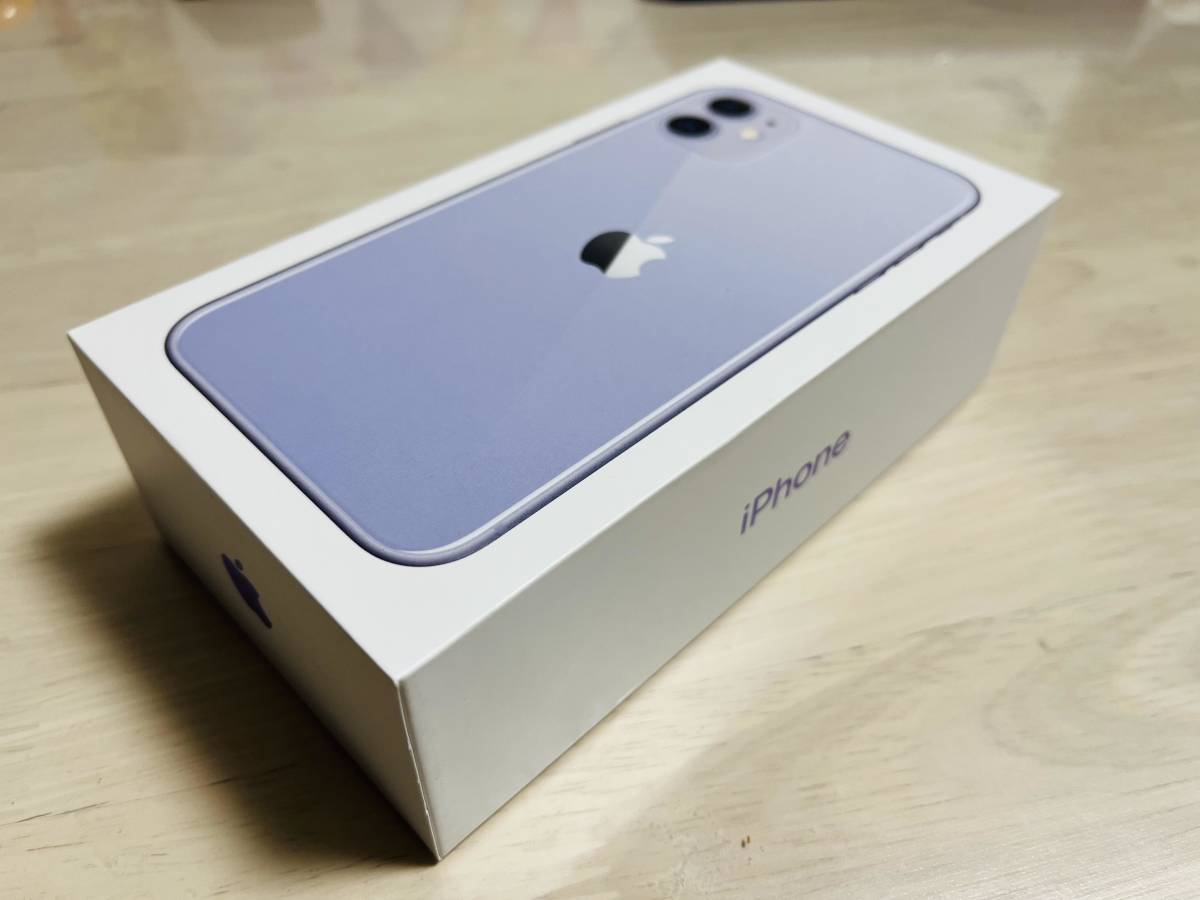 iPhone 11 64GB 美品 ソフトバンク 動作確認済み パープル softbank