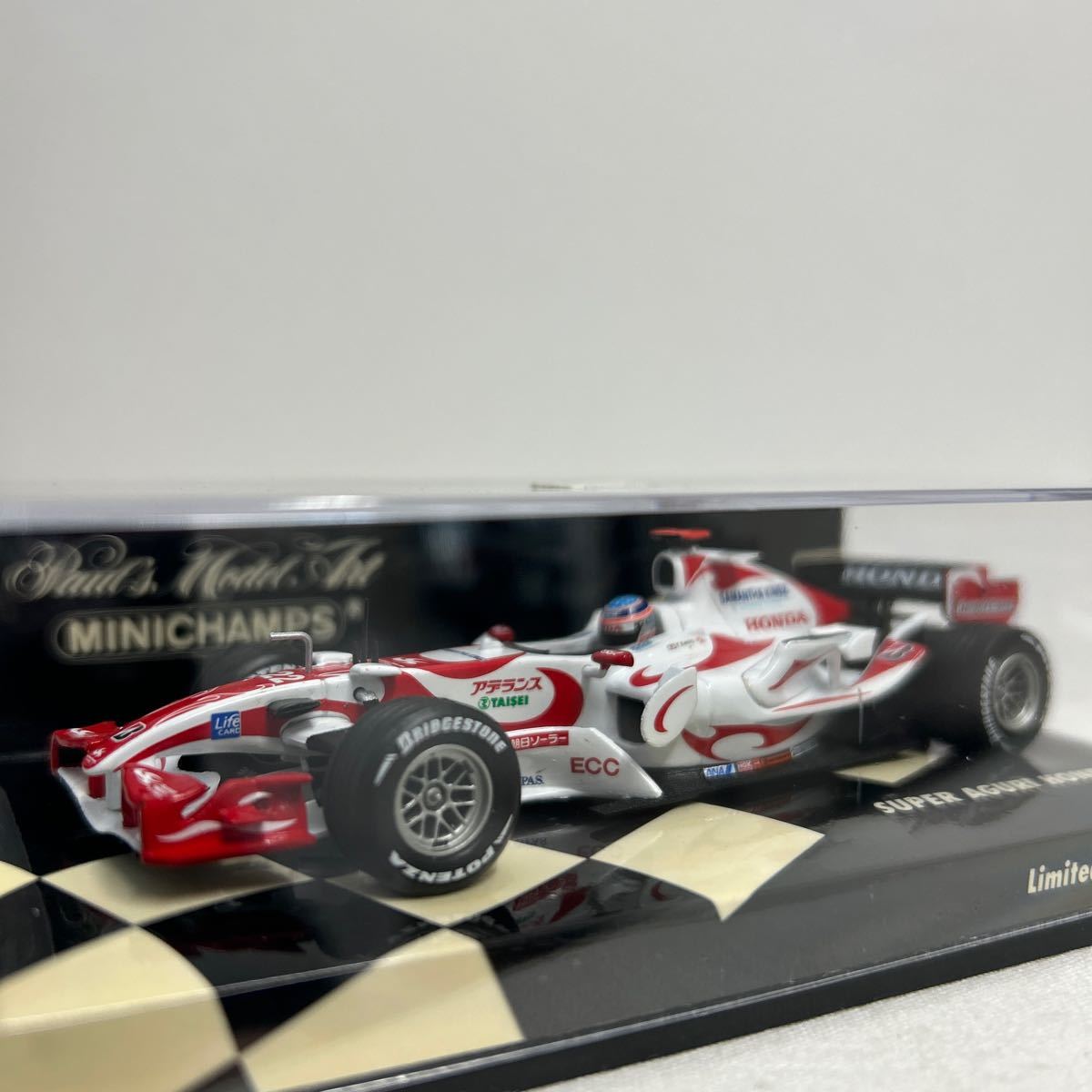 MINICHAMPS 1/43 SUPER AGURI HONDA SA06 T.Sato 2006 F1 GP ミニチャンプス スーパーアグリ ホンダ 佐藤琢磨 #22 ミニカー_画像1