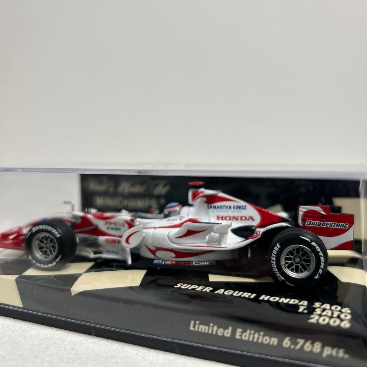 MINICHAMPS 1/43 SUPER AGURI HONDA SA06 T.Sato 2006 F1 GP ミニチャンプス スーパーアグリ ホンダ 佐藤琢磨 #22 ミニカー_画像7