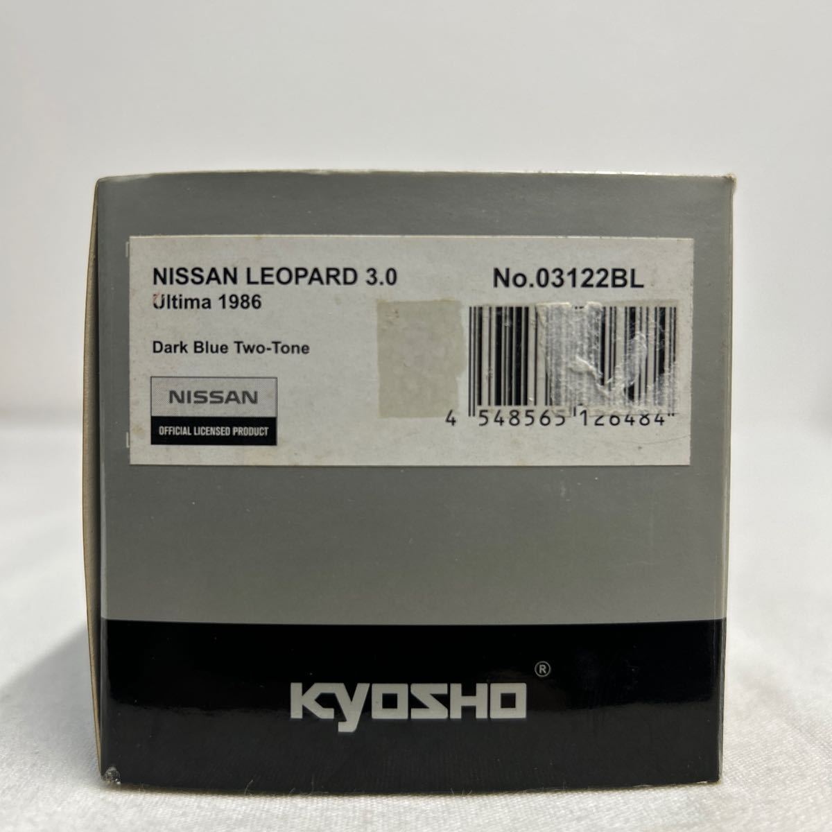 KYOSHO 1/43 NISSAN LEOPARD 3.0 ULTIMA 1986 京商 日産 レパード アルティマ ダークブルーツートン 旧車 F31 ミニカー モデルカー_画像3