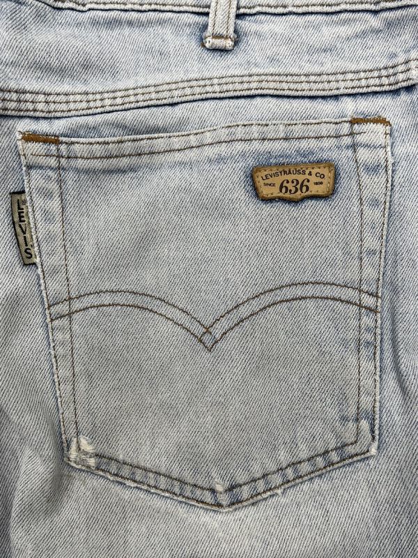 Levi's ジーンズ 636 シルバータブ ストレートパンツ サイズ不明 LEVI STRAUSS & CO 80’ｓ デニム ボトムス リーバイス 即日発送_画像7