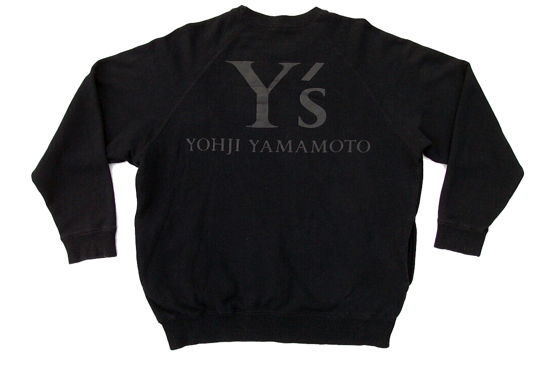希少当時80年代　ビンテージ　ワイズ　(Y's) ヨウジヤマモト　(Yohji Yamamoto)Wネームスエットトレーナー アーカイブ　ロゴユニセックス黒_画像8