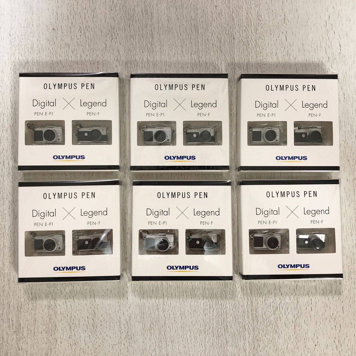 【お得!値下げ歓迎】OLYMPUS カメラキーホルダー(2機種×6箱セット)